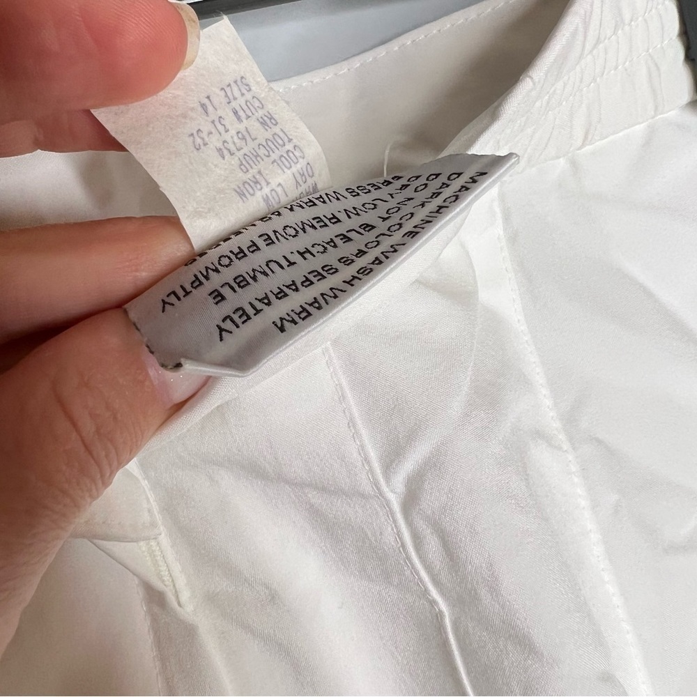 NWT Roche White Ruffle Skirt - Picture 3 of 9